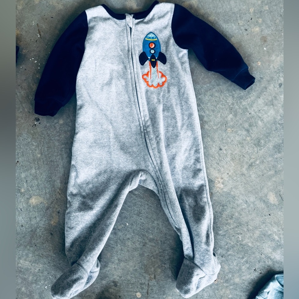 Set of 4 Kids One Piece footie pajamas